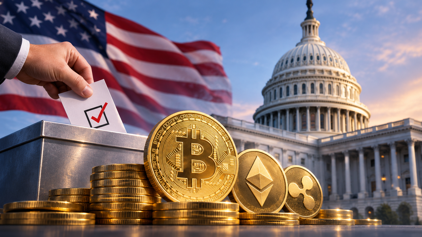 العملات المشفرة تضخ 200 مليون دولار للتأثير في انتخابات الكونغرس الأميركي 