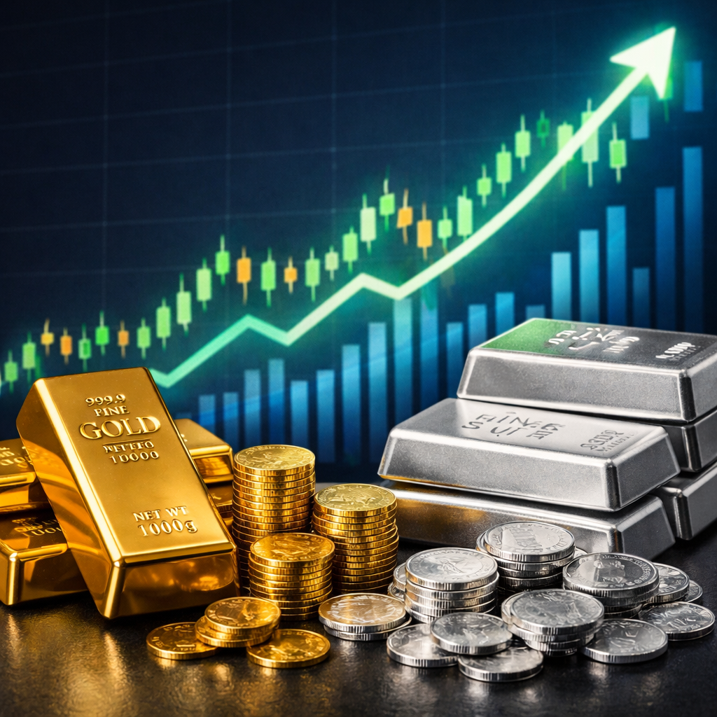 الذهب والفضة عند مستويات قياسية وسط توترات جيوسياسية 