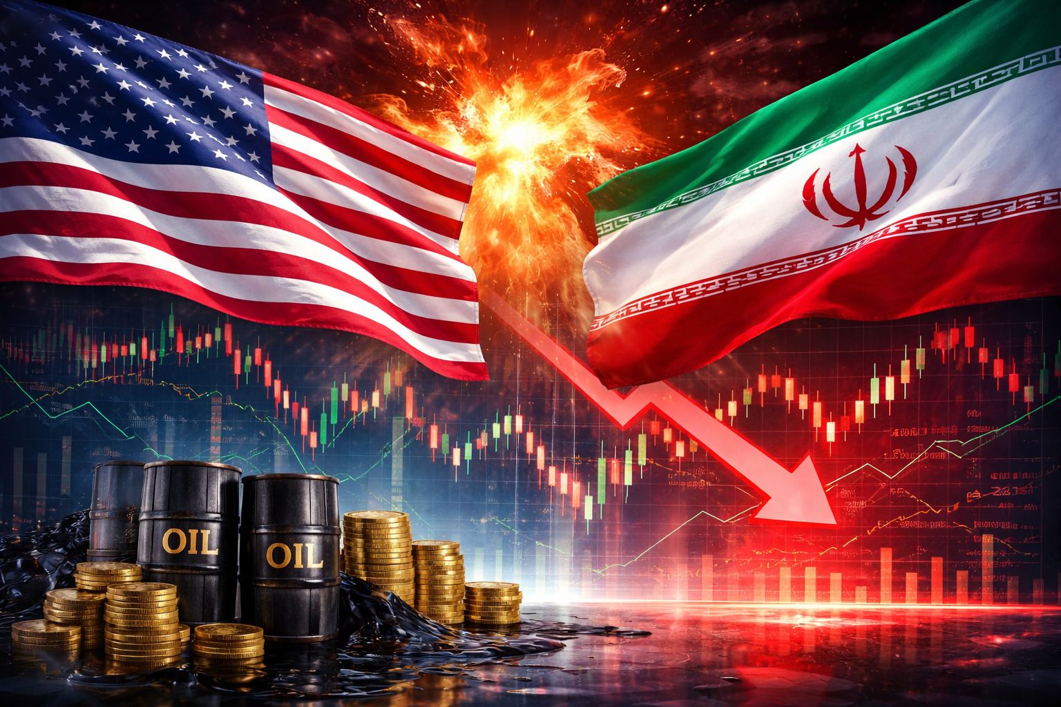 كيف يمكن أن يؤثر الصراع بين أميركا وإيران على الأسواق العالمية؟ 